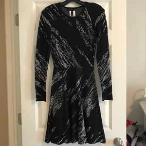 Gently worn BCBG a-line sweater dress sz S
